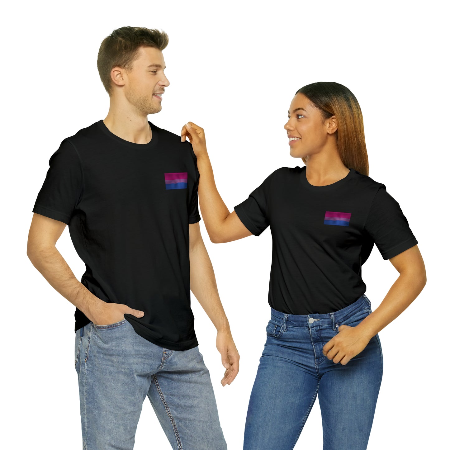 Pride Unisex Jersey Short Sleeve Tee Bisexual