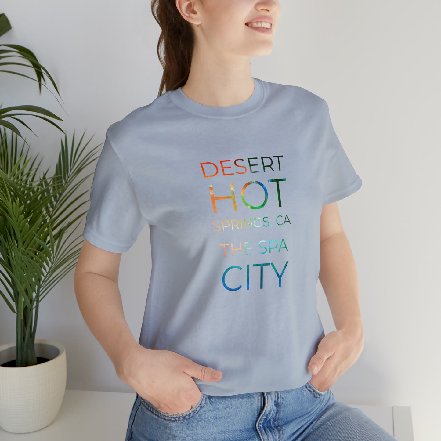 Desert Hot Springs Unisex Jersey Short Sleeve Tee
