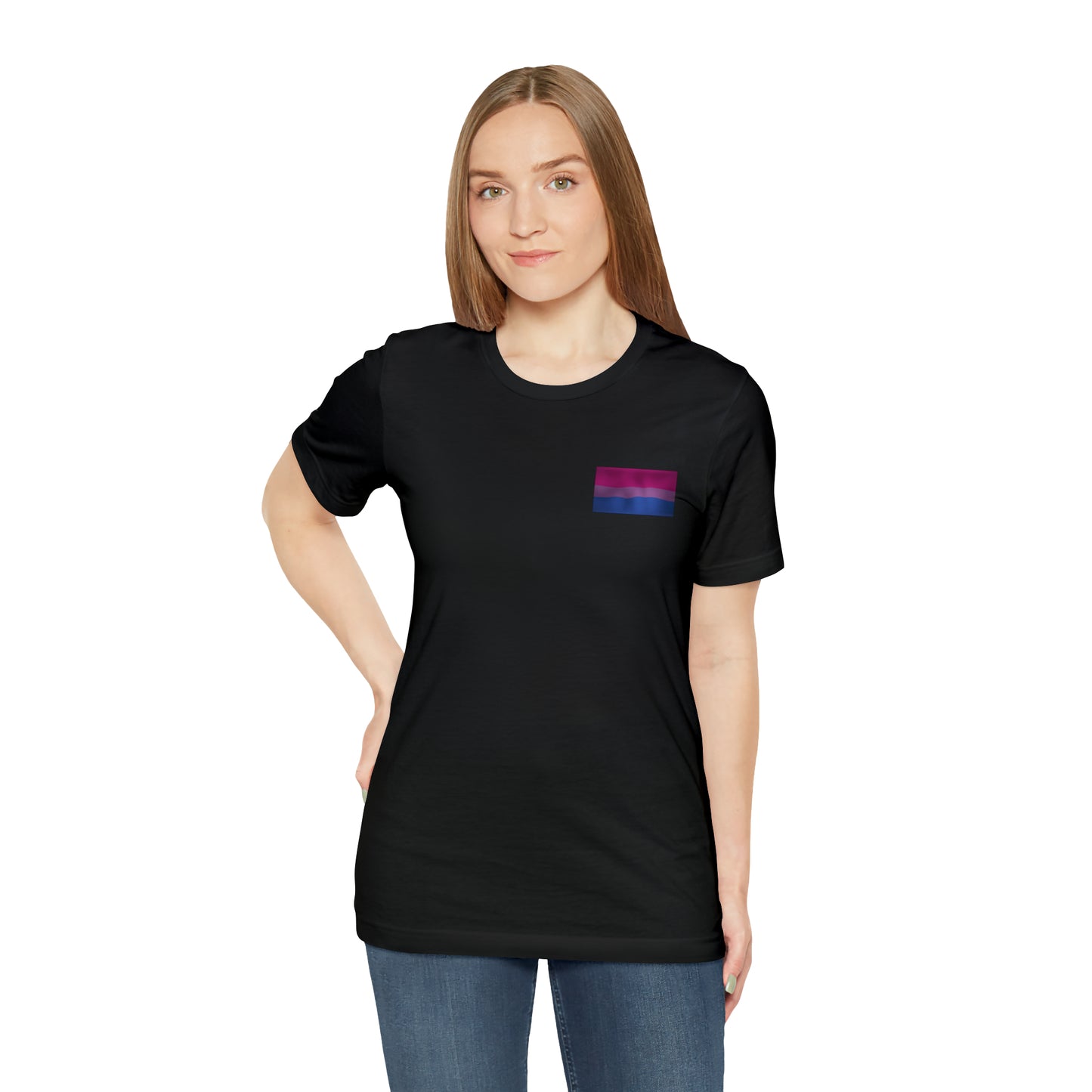 Pride Unisex Jersey Short Sleeve Tee Bisexual