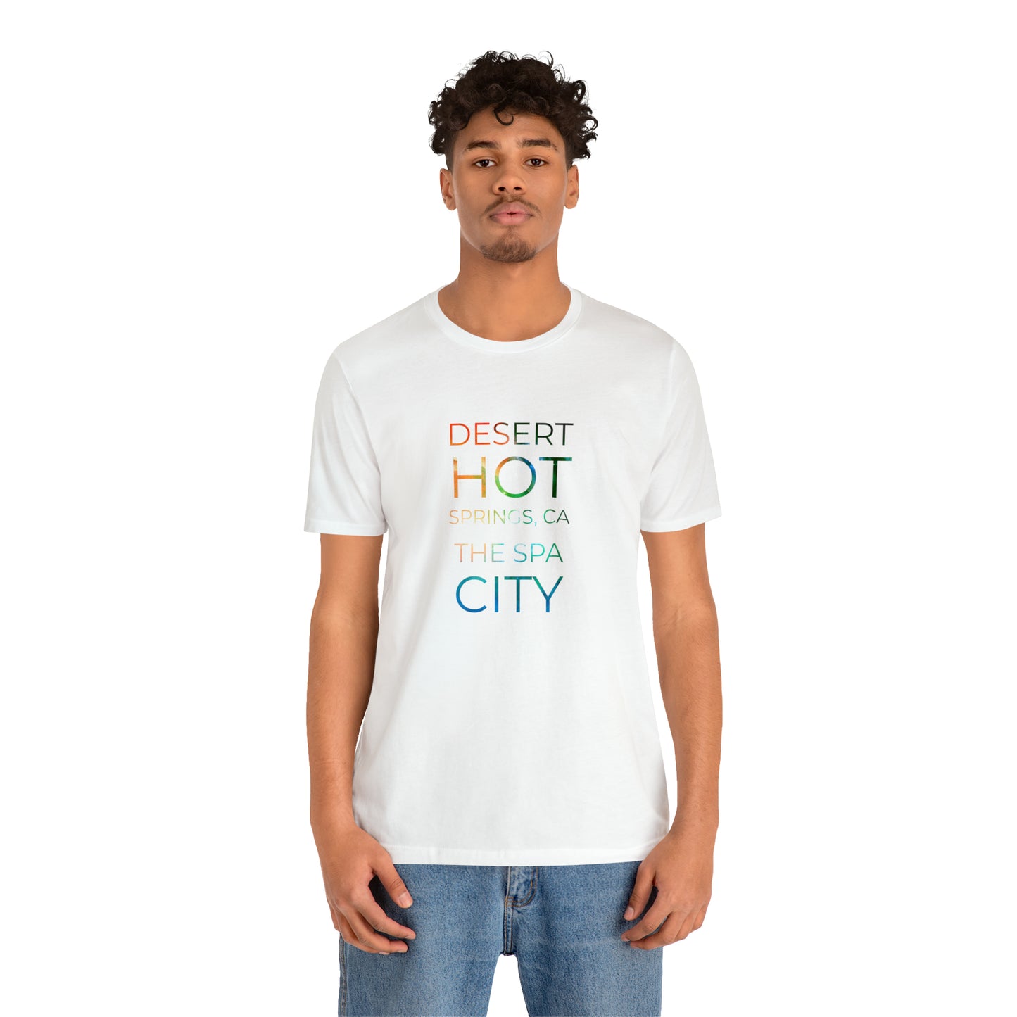 Desert Hot Springs Unisex Jersey Short Sleeve Tee