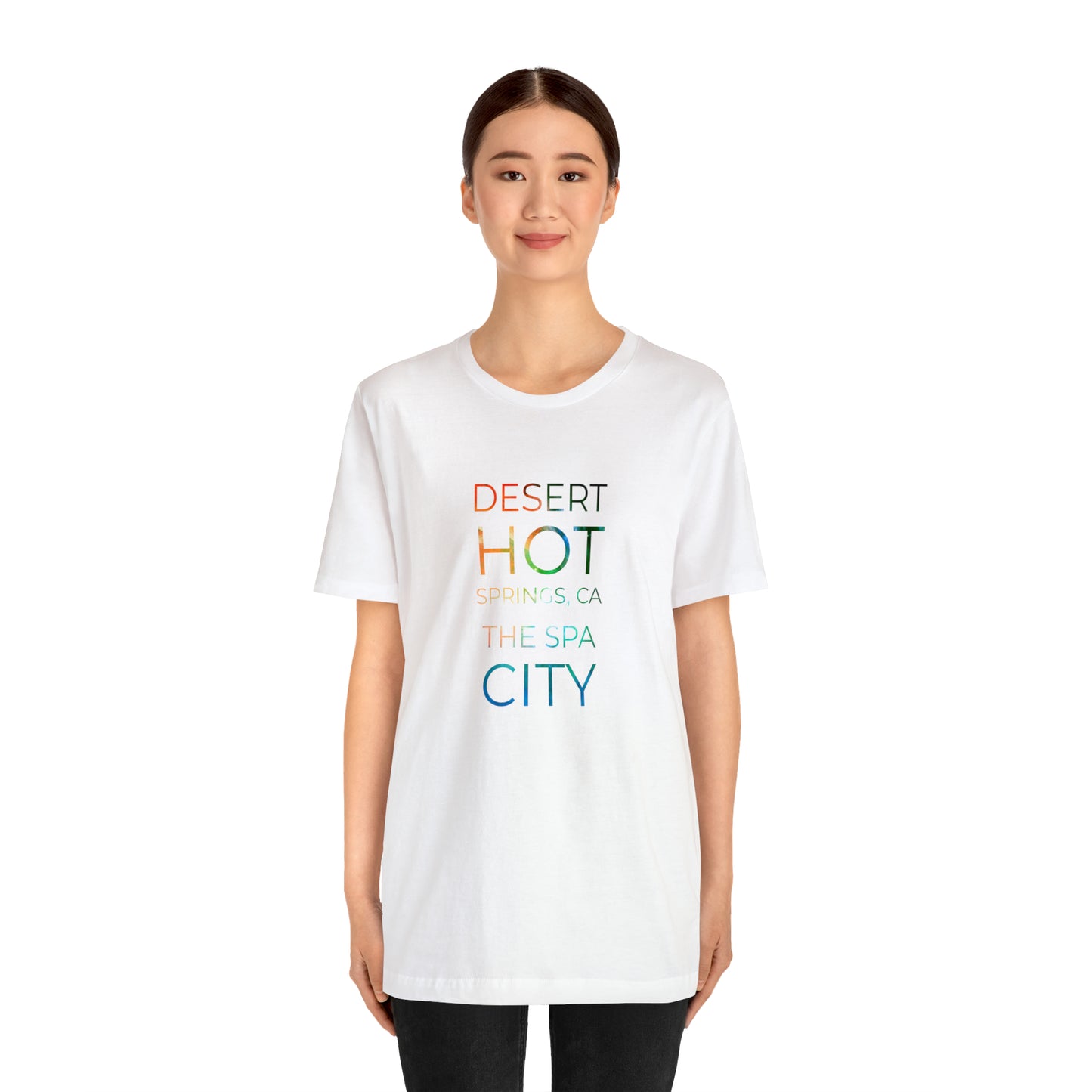 Desert Hot Springs Unisex Jersey Short Sleeve Tee