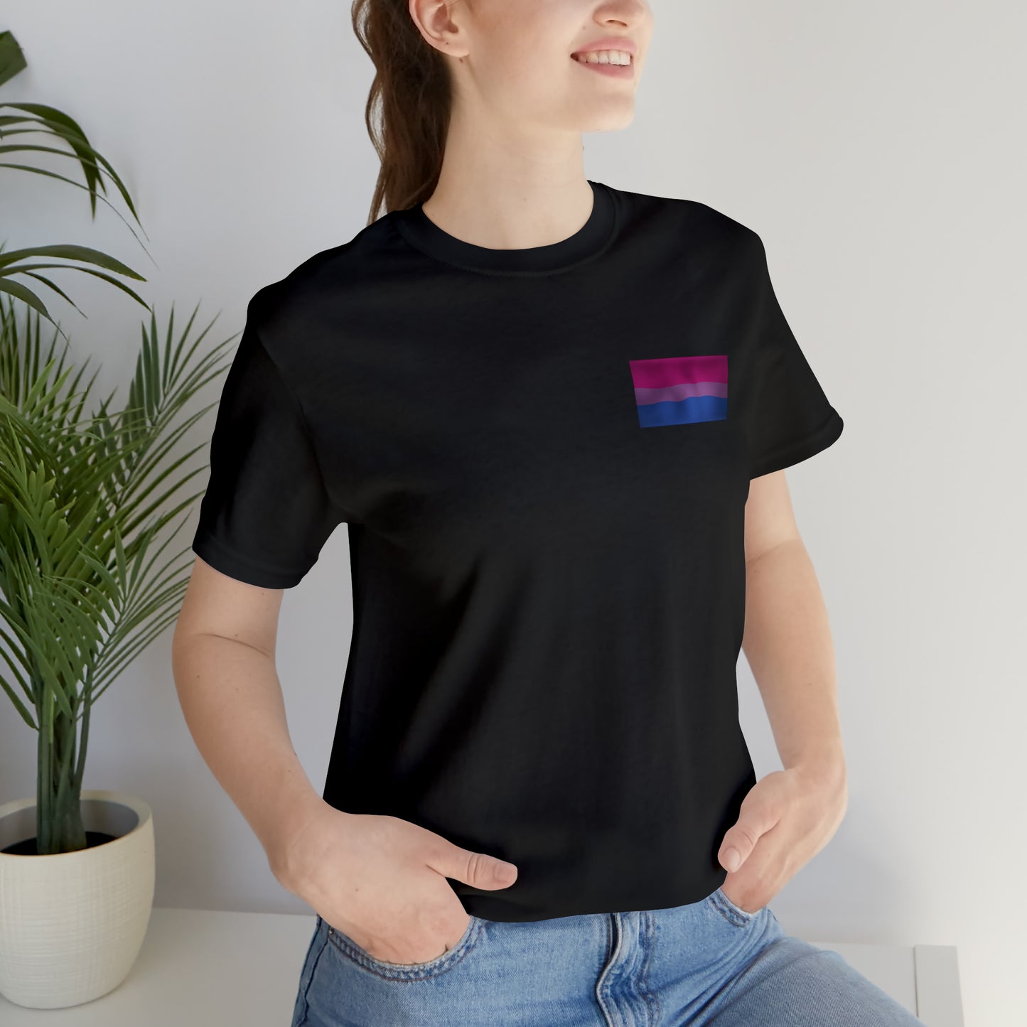 Pride Unisex Jersey Short Sleeve Tee Bisexual