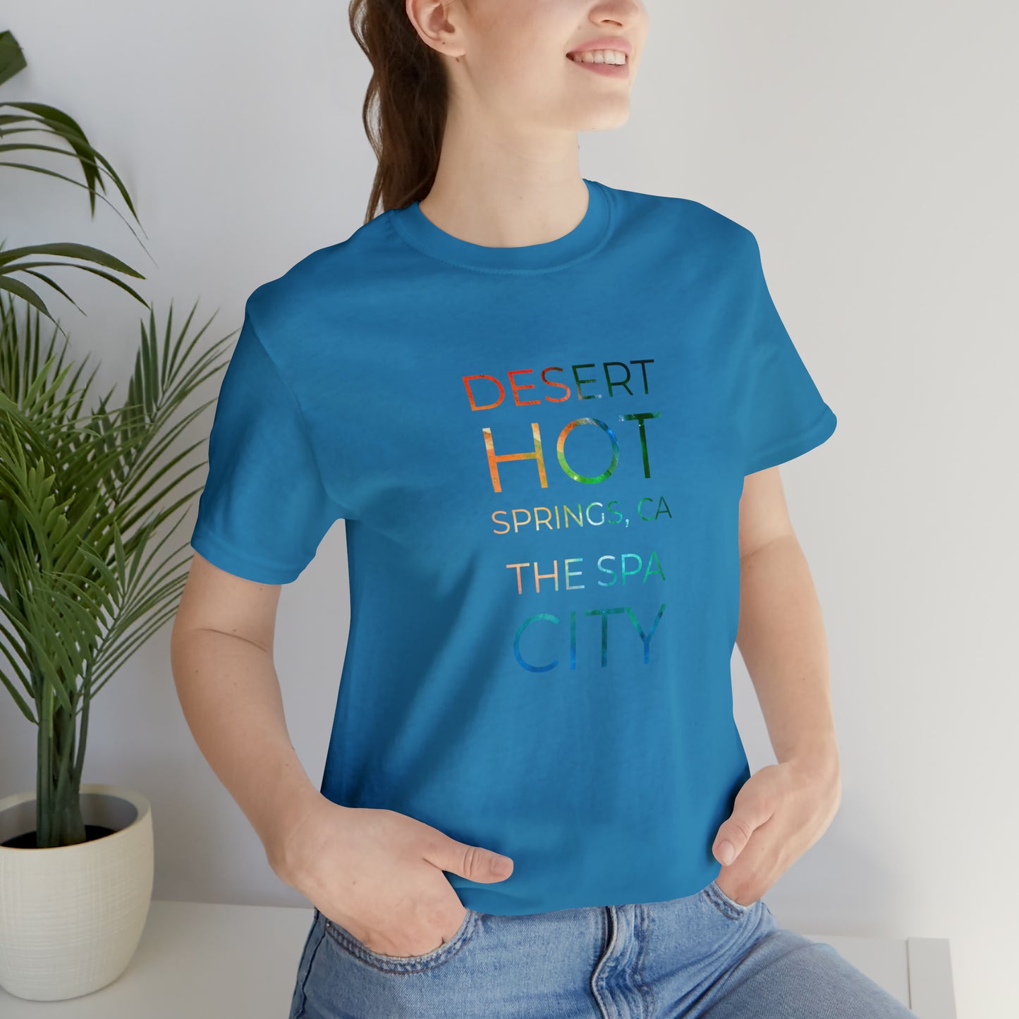 Desert Hot Springs Unisex Jersey Short Sleeve Tee