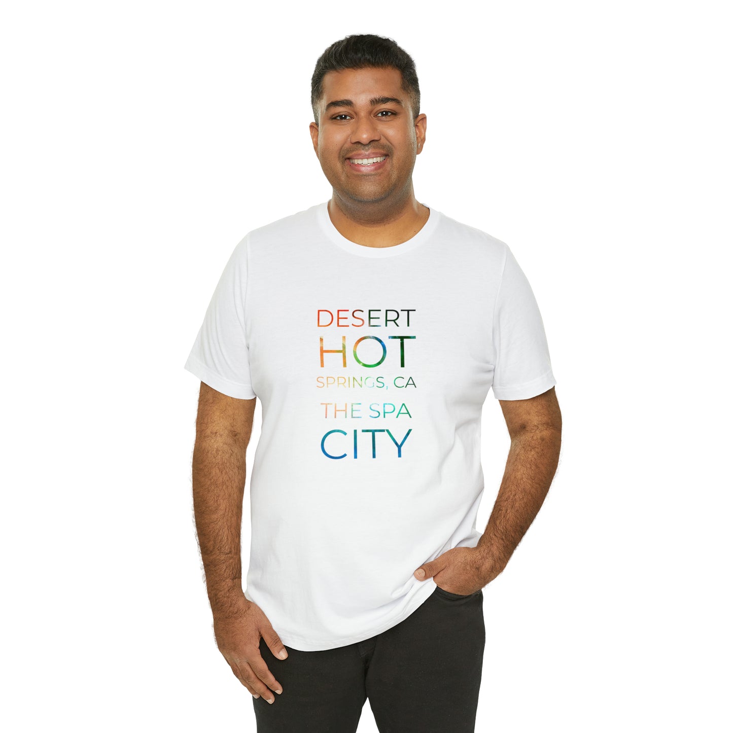 Desert Hot Springs Unisex Jersey Short Sleeve Tee
