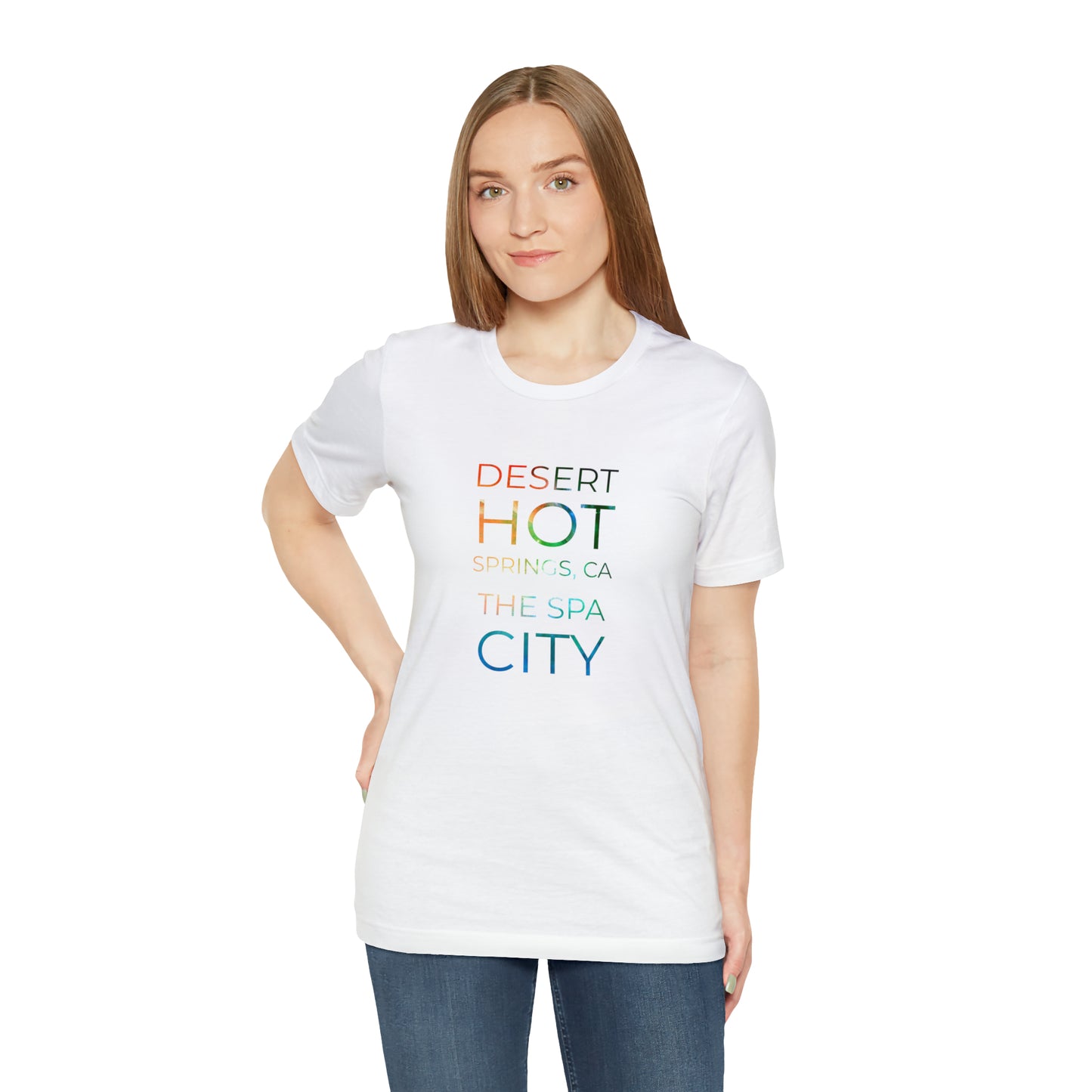 Desert Hot Springs Unisex Jersey Short Sleeve Tee