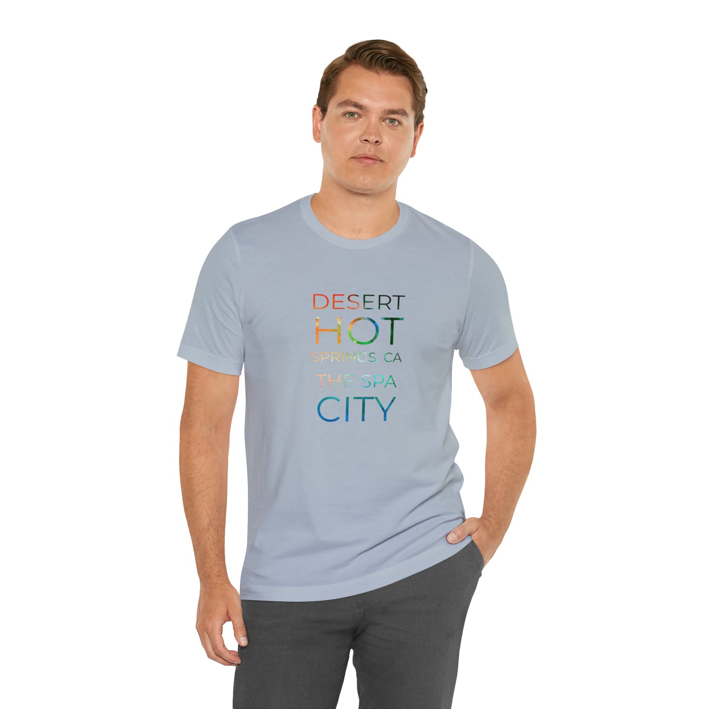 Desert Hot Springs Unisex Jersey Short Sleeve Tee