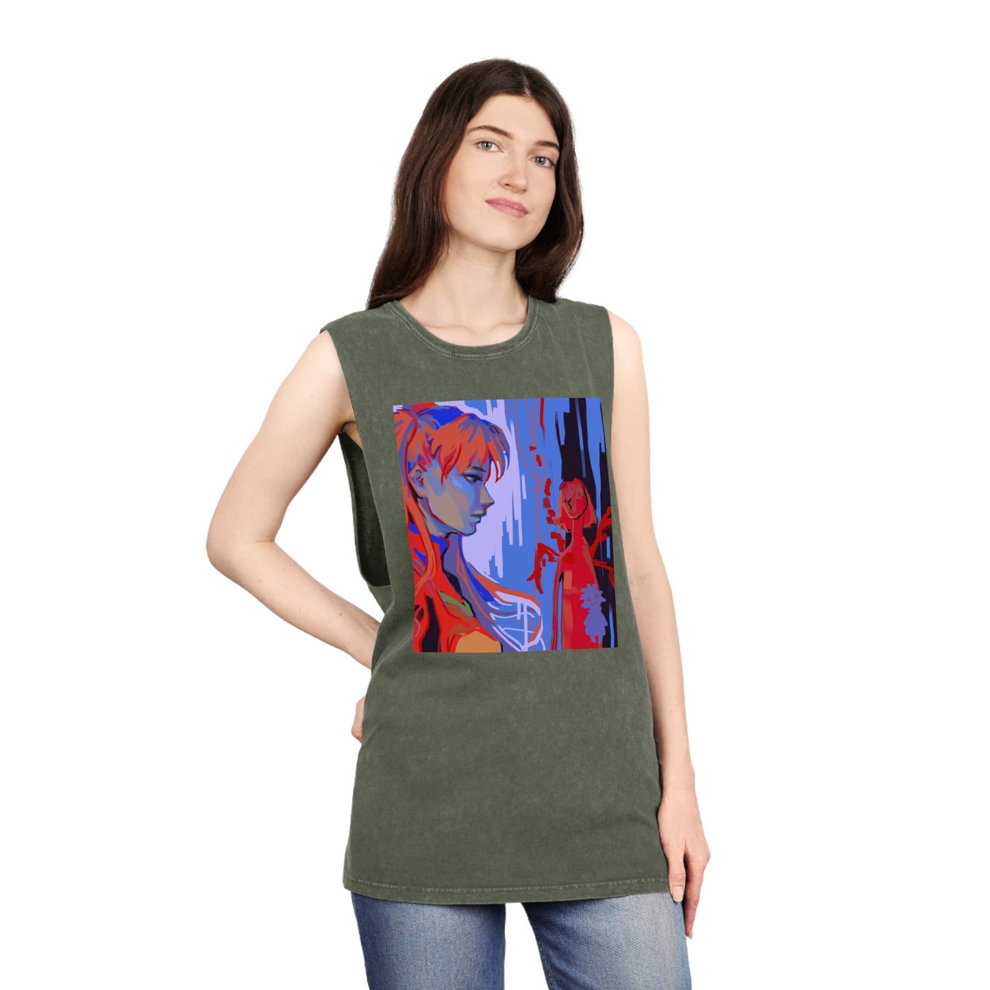 Unisex Stonewash Tank Top