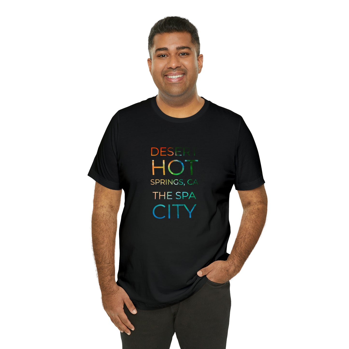 Desert Hot Springs Unisex Jersey Short Sleeve Tee