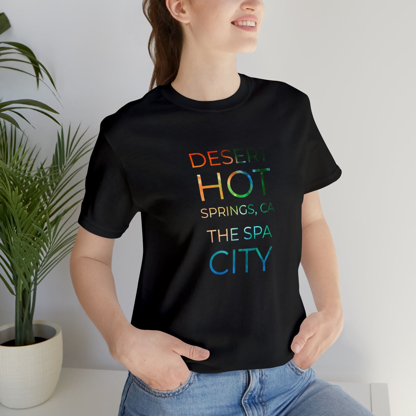 Desert Hot Springs Unisex Jersey Short Sleeve Tee