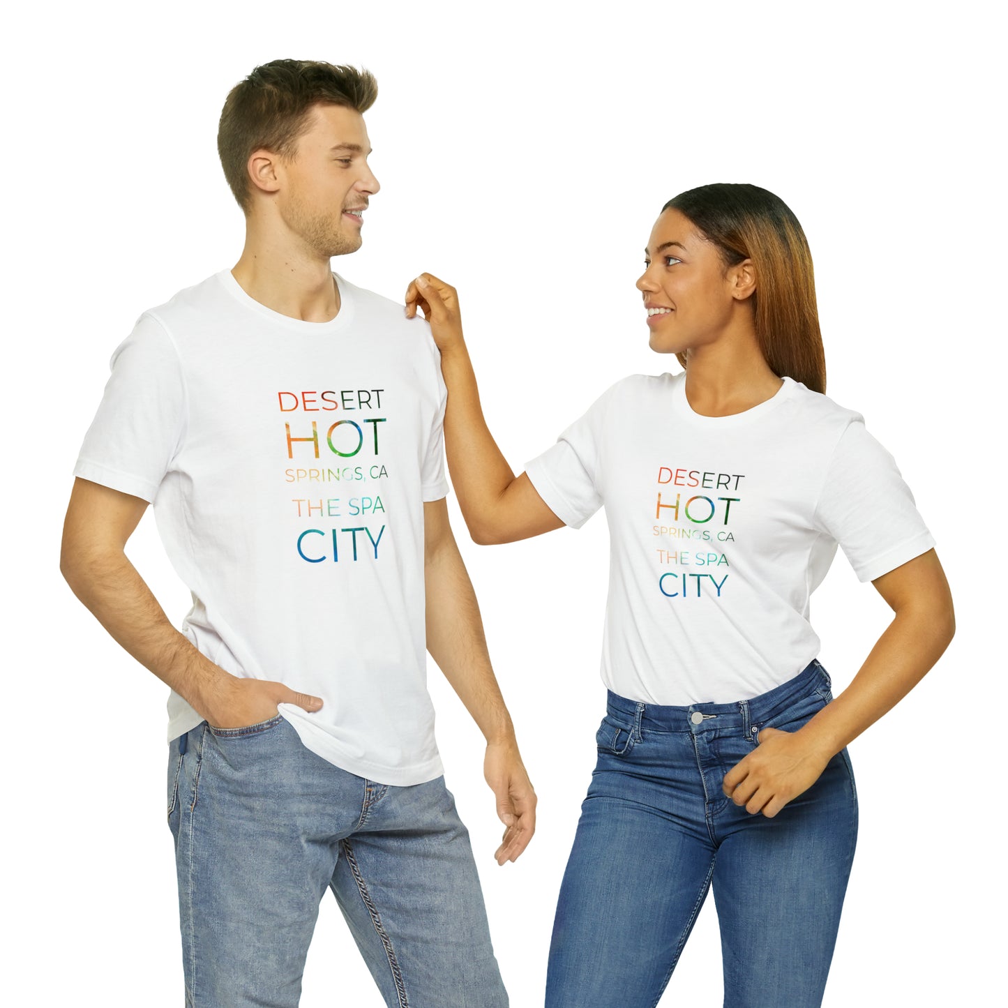 Desert Hot Springs Unisex Jersey Short Sleeve Tee