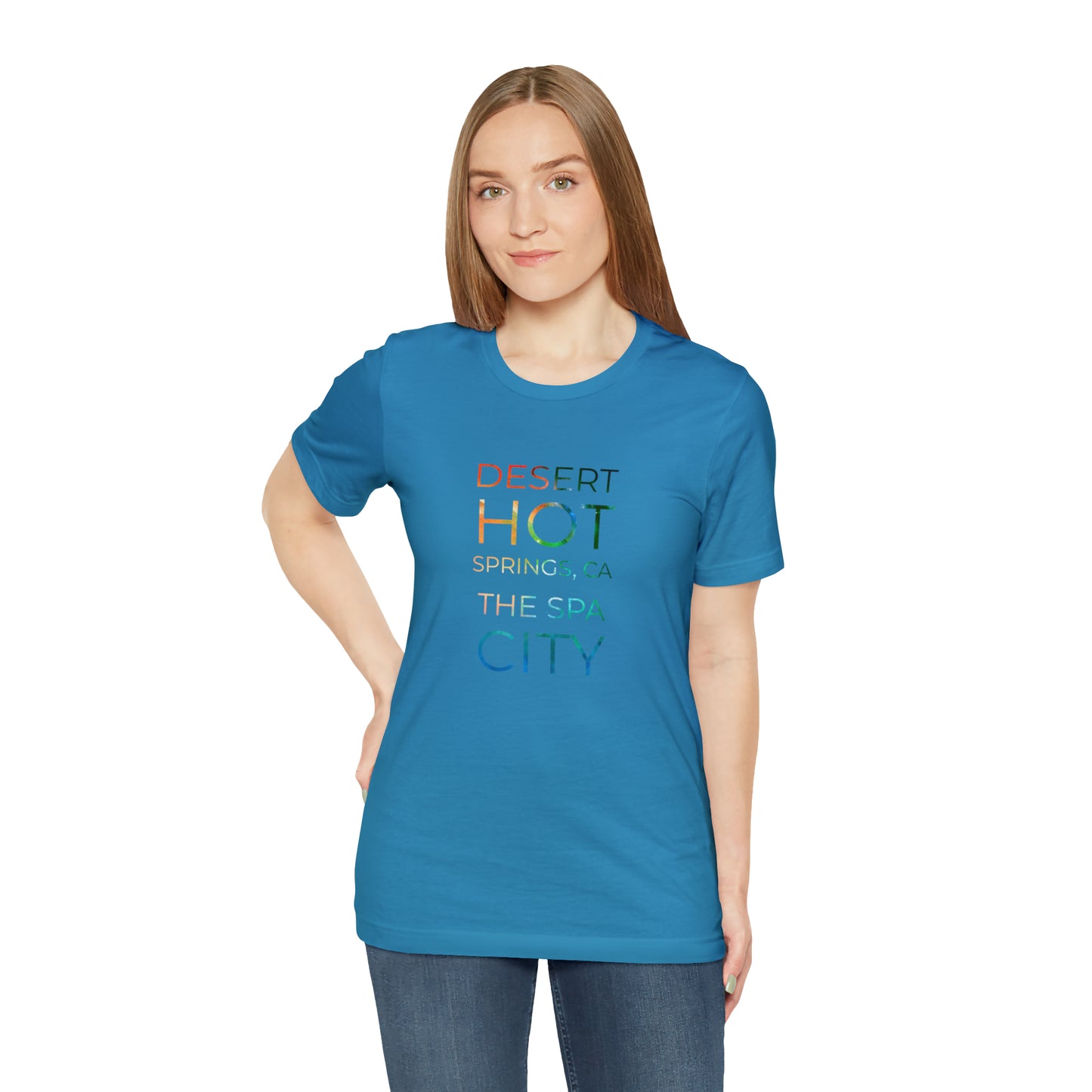 Desert Hot Springs Unisex Jersey Short Sleeve Tee