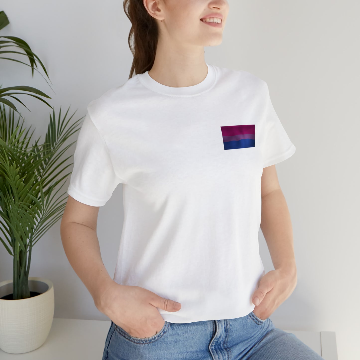 Pride Unisex Jersey Short Sleeve Tee Bisexual