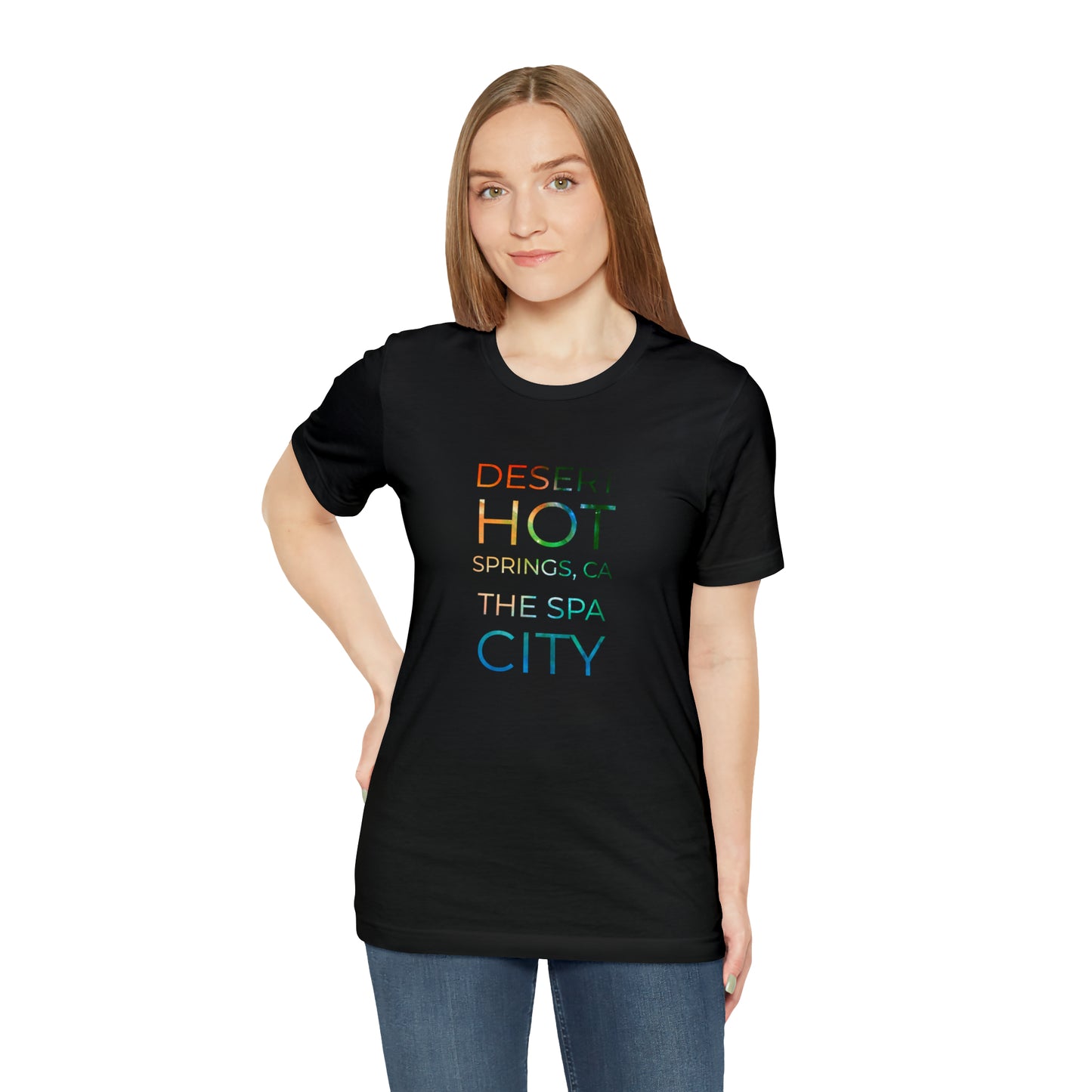 Desert Hot Springs Unisex Jersey Short Sleeve Tee