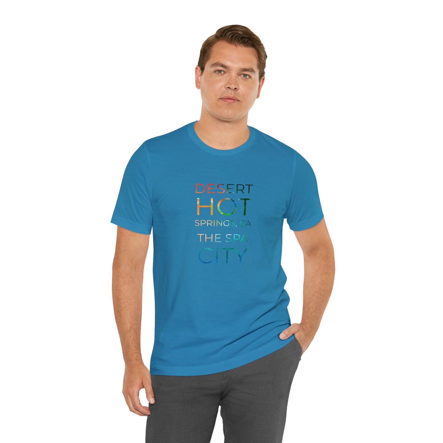 Desert Hot Springs Unisex Jersey Short Sleeve Tee