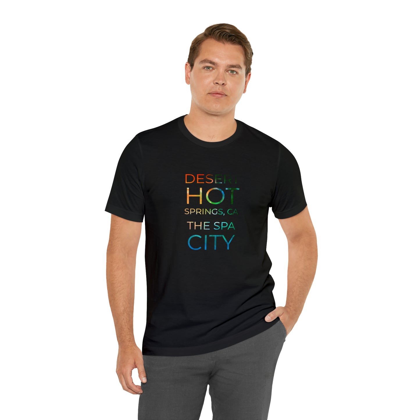 Desert Hot Springs Unisex Jersey Short Sleeve Tee