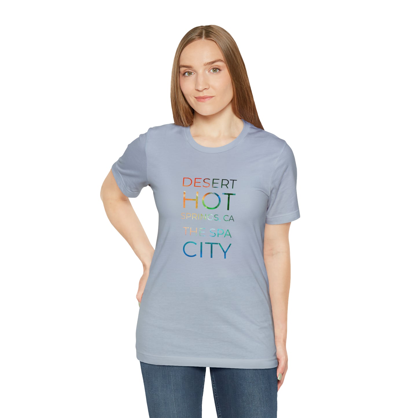 Desert Hot Springs Unisex Jersey Short Sleeve Tee