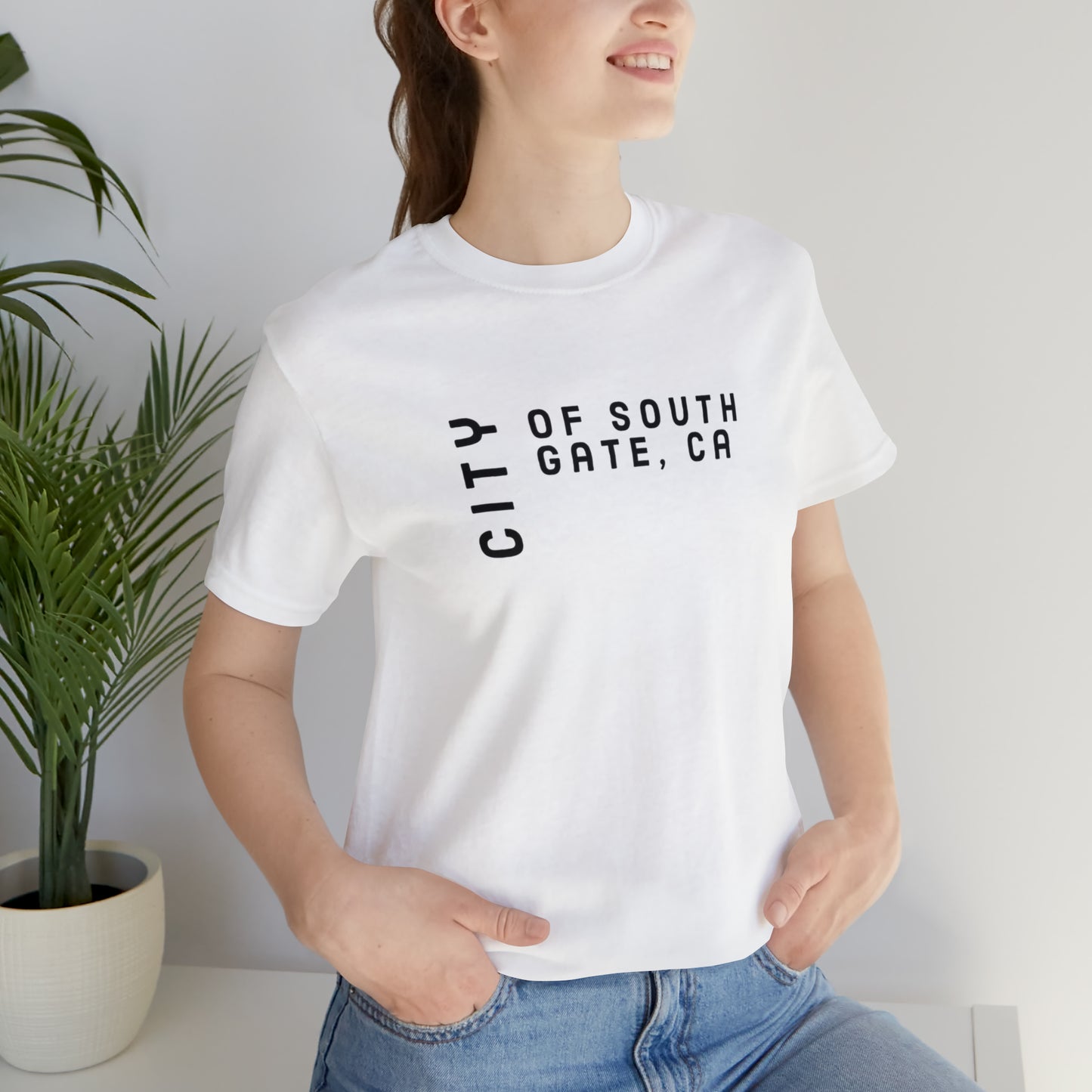 South Gate, Ca Unisex Jersey Short Sleeve Tee