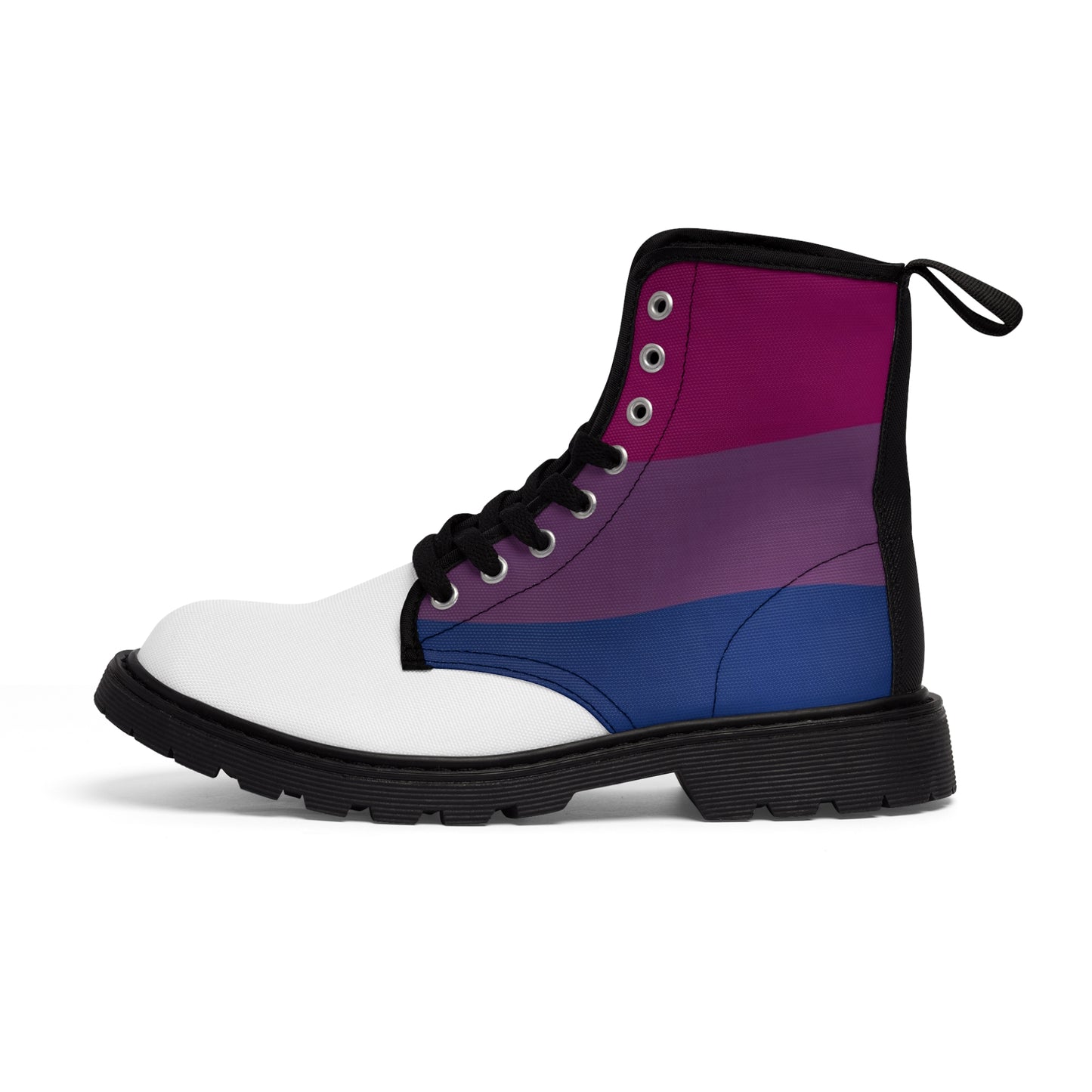 Men's Canvas Boots Bi Pride