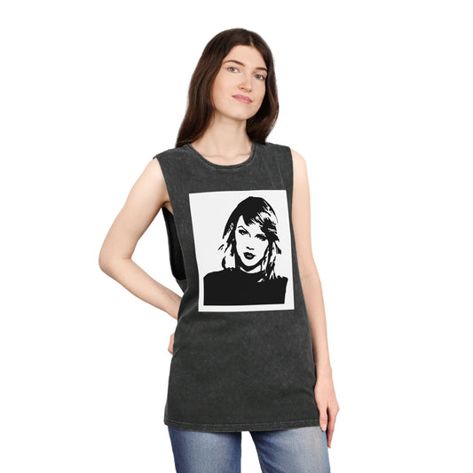 Unisex Stonewash Tank Top Taylor