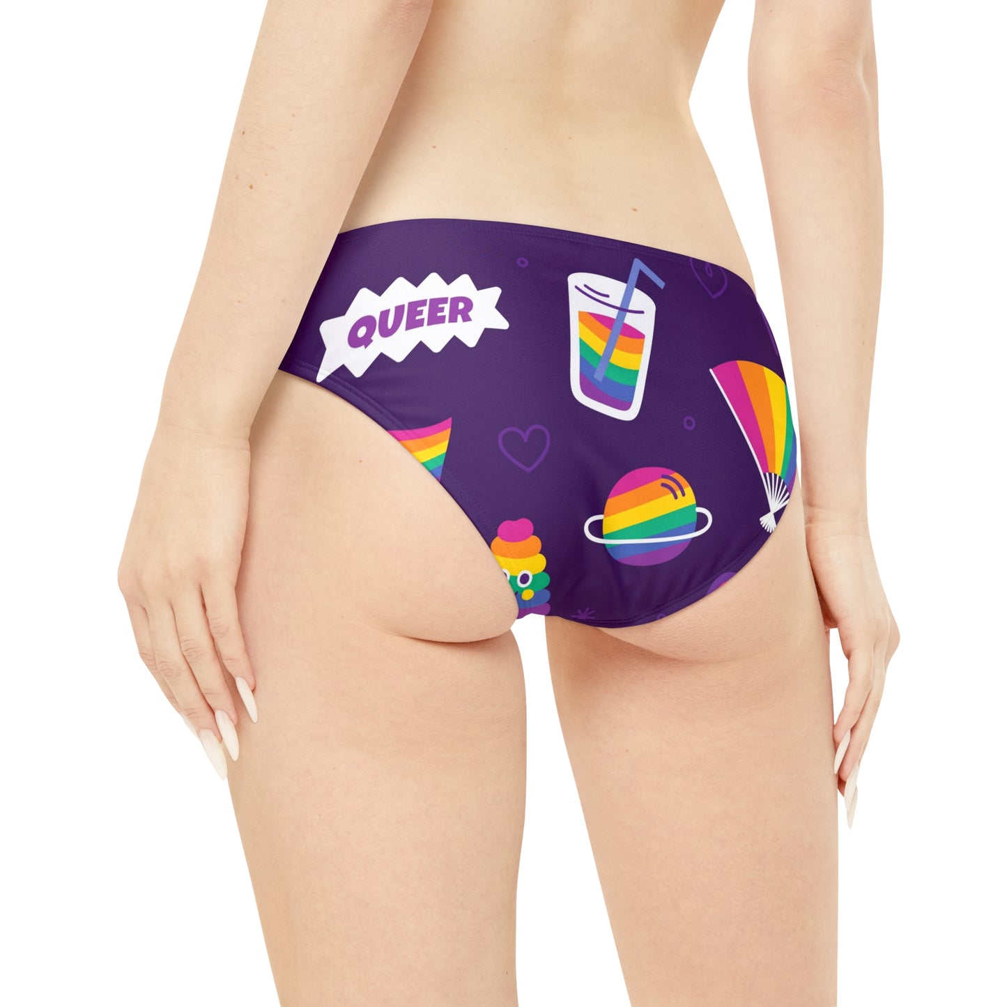 Loop Tie Side Bikini Bottom Pride