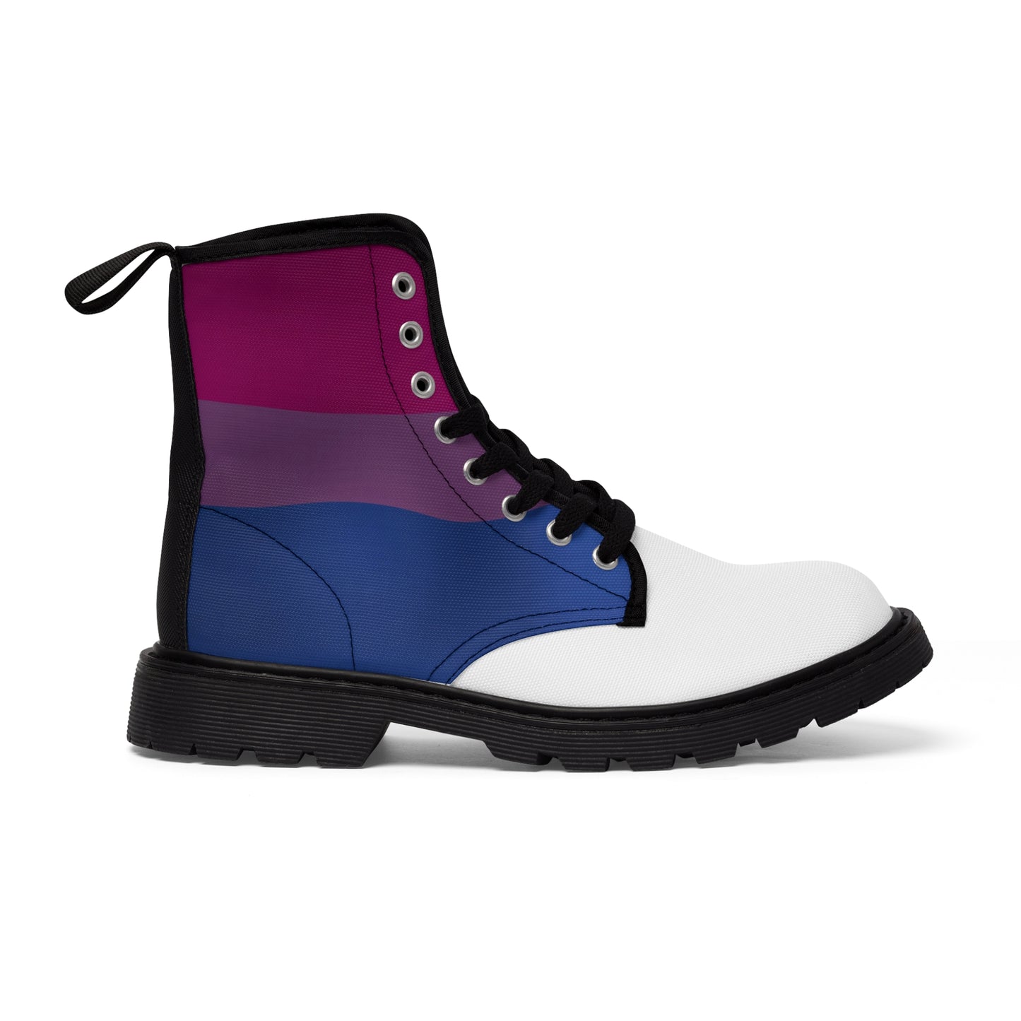 Men's Canvas Boots Bi Pride