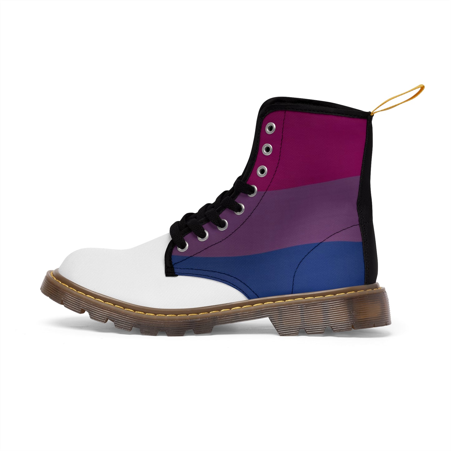 Men's Canvas Boots Bi Pride