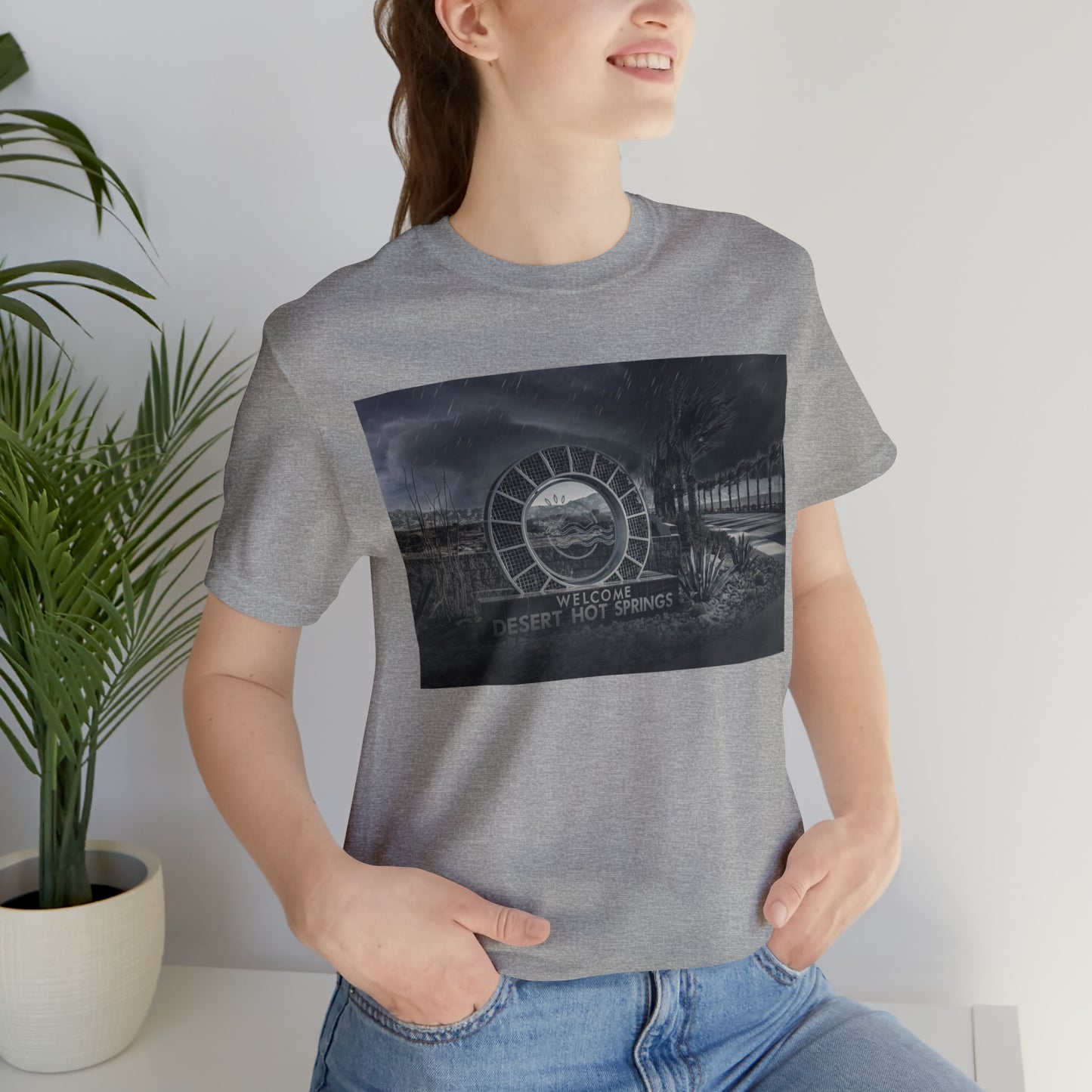 Unisex Jersey Short Sleeve Tee Welcome to Desert Hot Springs, CA