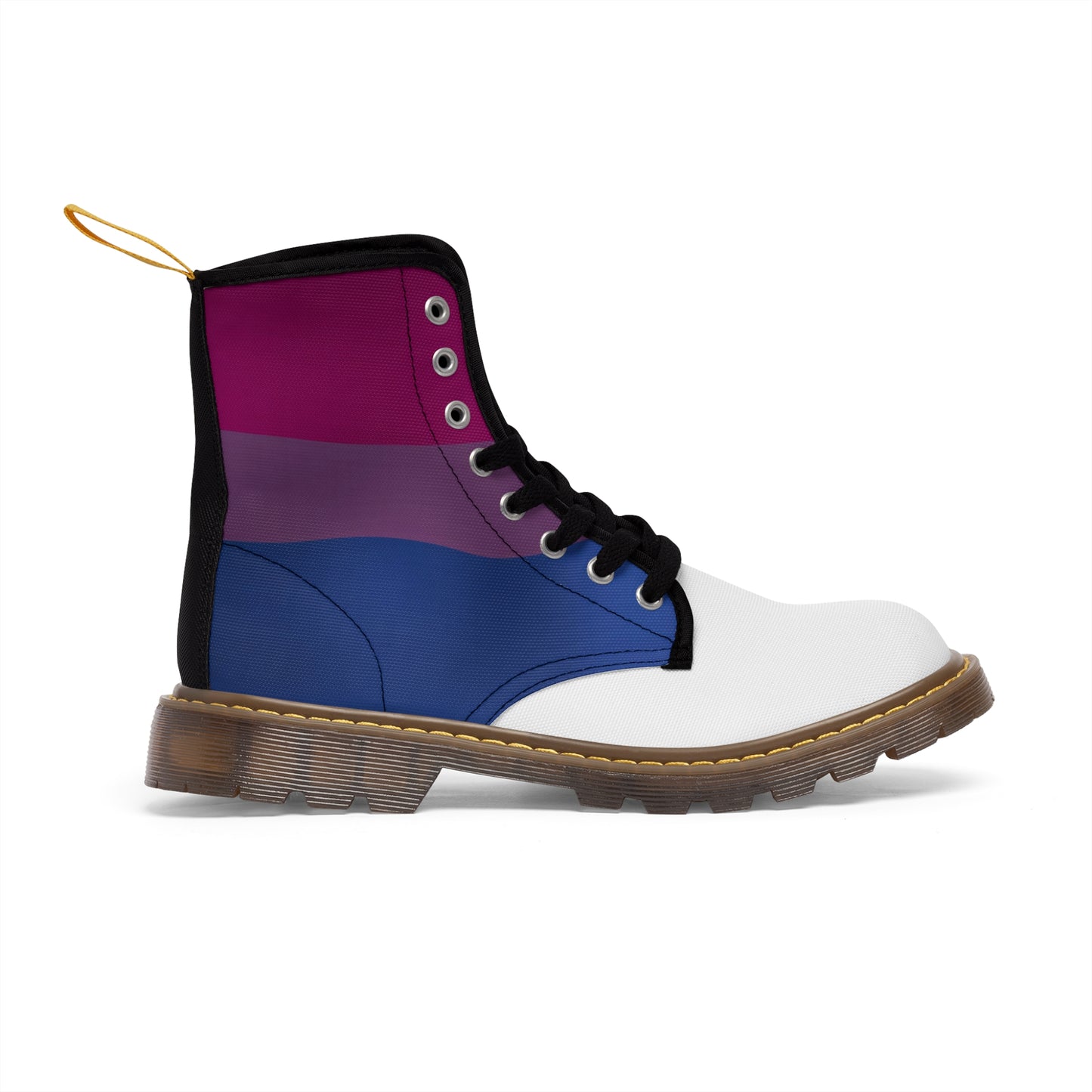 Men's Canvas Boots Bi Pride